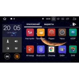 Штатная магнитола Toyota Avensis II 2003-2008 LeTrun 2542 на Android 8.1.1 (серебро)