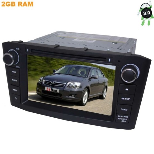 Штатная магнитола Toyota Avensis II 2003-2008 LeTrun 2541 на Android 8.1.1 (черный)