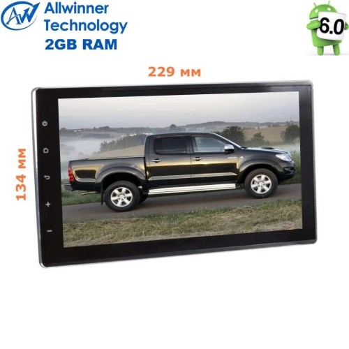 Штатная магнитола Toyota Hilux VIII 2015-2018 LeTrun 2385 на Android 6.0.1