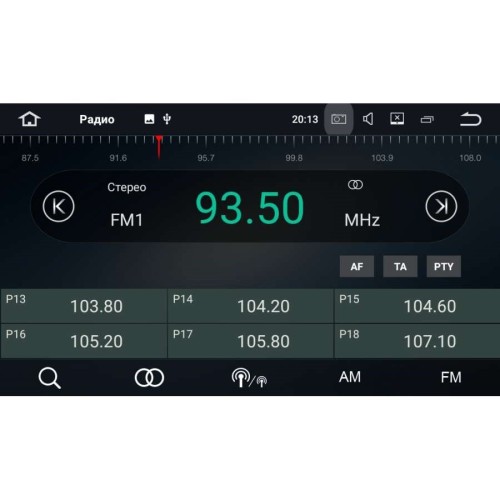 Штатная магнитола Toyota LC Prado 150 2017-2020 LeTrun 2214 на Android 7.1.1