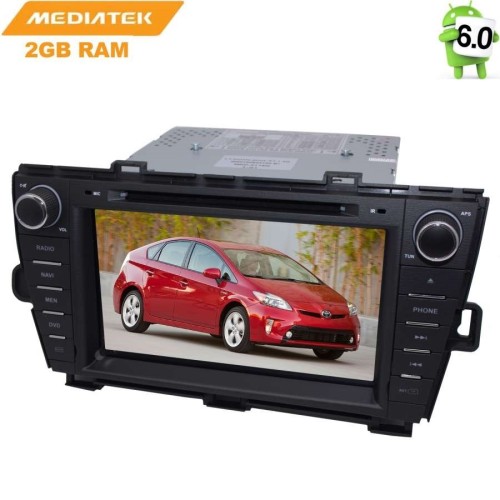 Штатная магнитола Toyota Prius III (XW30) 2009-2015 LeTrun 2335 Android 6.0.1 8 дюймов (4G LTE 2GB)