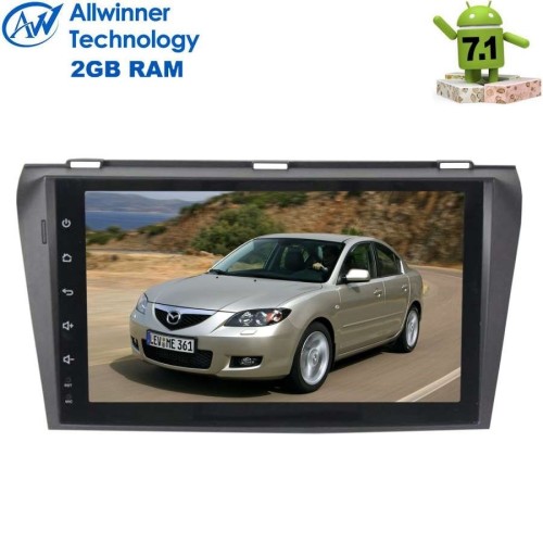 Штатная магнитола Mazda 3 (BK) 2003-2009 LeTrun 2113 на Android 7.1.1 Allwinner T3