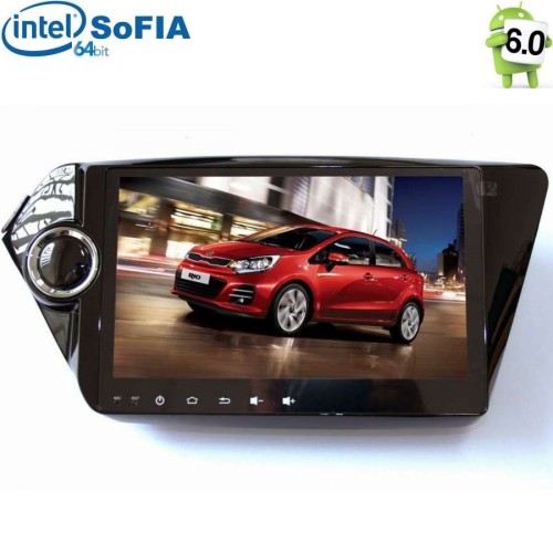 Штатная магнитола Kia Rio III 2011-2017 LeTrun 2082 на Android 6.0.1 Intel SoFIA