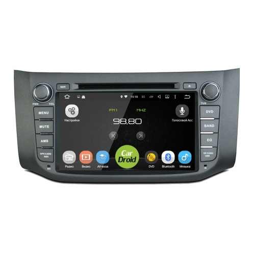 Штатная магнитола Roximo CarDroid RD-1204 для Nissan Tiida 2015, Sentra 2014 (Android 10.0)