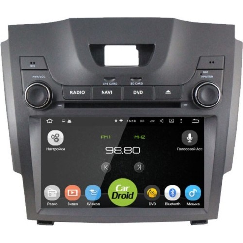Штатная магнитола Roximo CarDroid RD-1306D Chevrolet Trailblazer / S10 2012-2016 (Android 9.0) DSP