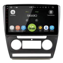 Штатная магнитола Roximo CarDroid RD-3202FS для Skoda Octavia II (A5) 2004-2013 (Android 10.0) DSP серебро