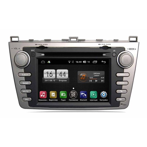 Магнитола FarCar Winca s170 для Mazda 6 (GH) 2007-2012 на Android 6.0.1 (L012) серебро