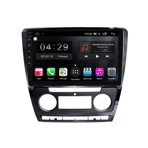 Магнитола Farcar RL005R (S300) для Skoda Octavia II (A5) 2004-2013 на Android 9.0