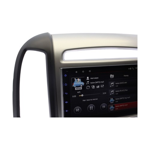 Магнитола в штатное место Hyundai Santa Fe 2010+ с отверстиями для 4-х кнопок Wide Media MT7127MF-1/16