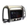 Магнитола в штатное место Hyundai Santa Fe II 2005-2012 с отверстиями для 3-х кнопок Wide Media MT7126MF-1/16