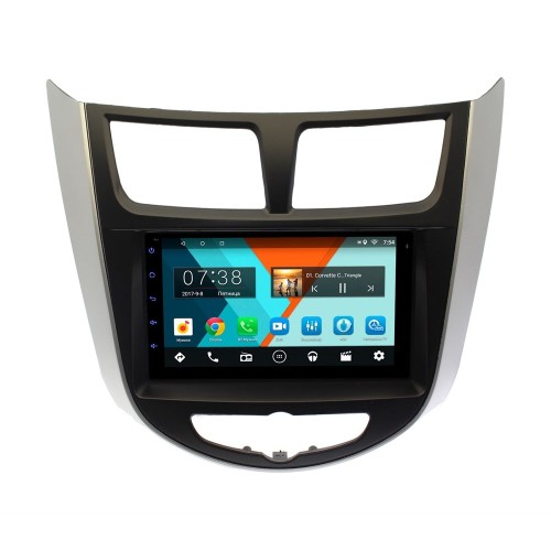 Магнитола в штатное место Hyundai Solaris 2010 - 2016, Verna Wide Media MT7129MF-1/16