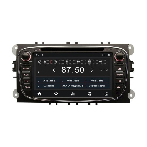 Штатная магнитола Ford универсальная Wide Media WM-VS7A600NC-2/32b