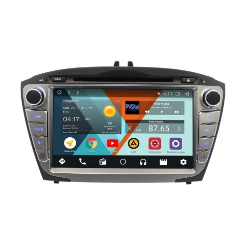 Штатная магнитола Hyundai ix35, Tucson 2009 - 2014 Wide Media WM-VS8A301NB-2/32