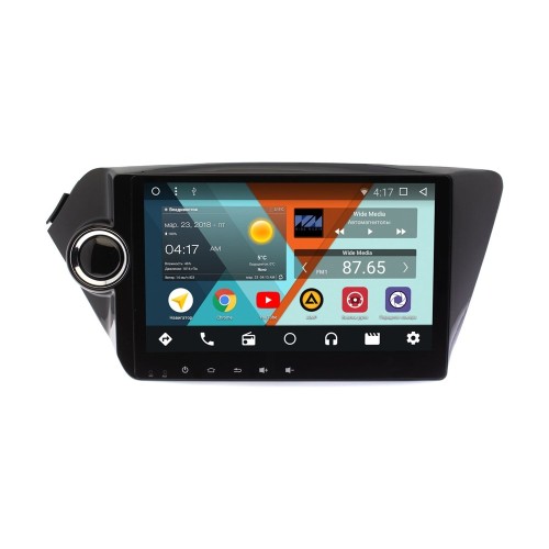 Штатная магнитола Kia Rio, K2 2011 - 2017 Wide Media WM-CF3016NB-1/16