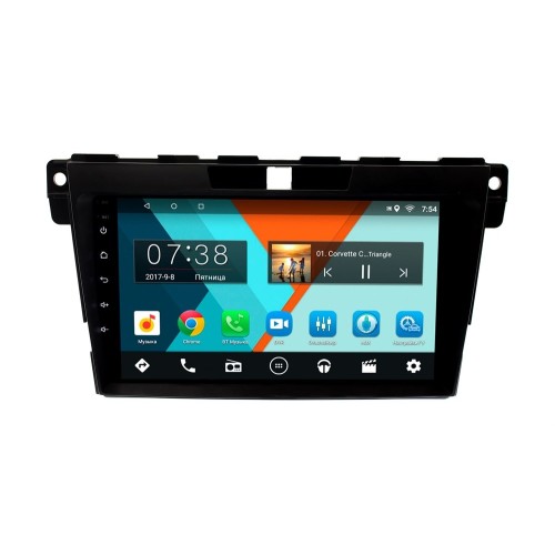 Штатная магнитола Mazda CX-7 2006-2012 Wide Media MT9073MF-1/16