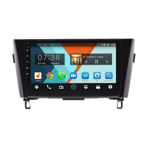 Головное устройство Nissan Qashqai, X-Trail 2014 + Wide Media MT1052MF-1/16 авто без Navi и 360