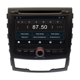 Штатная магнитола SsangYong new Actyon II 2010-2013 Wide Media WM-VS7A603NB-2/32